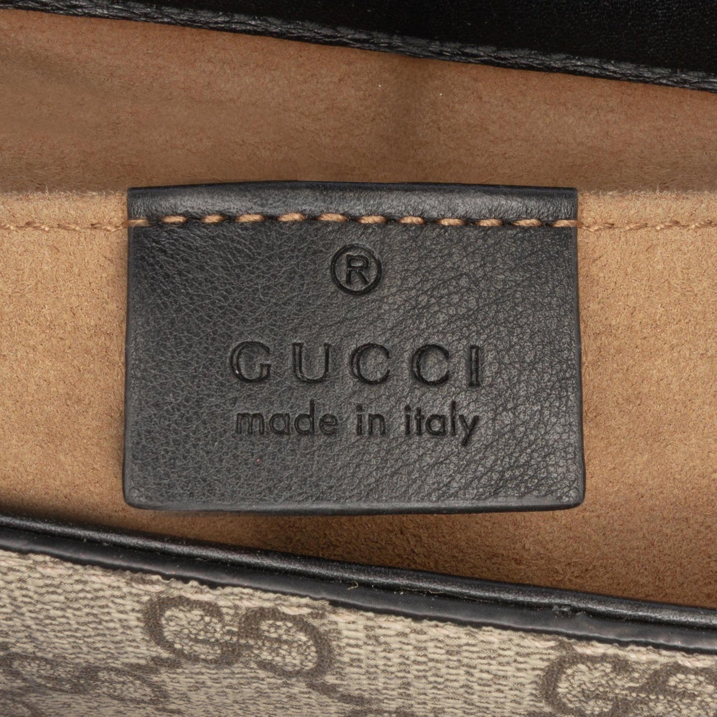 Gucci Small GG Supreme Padlock Crossbody