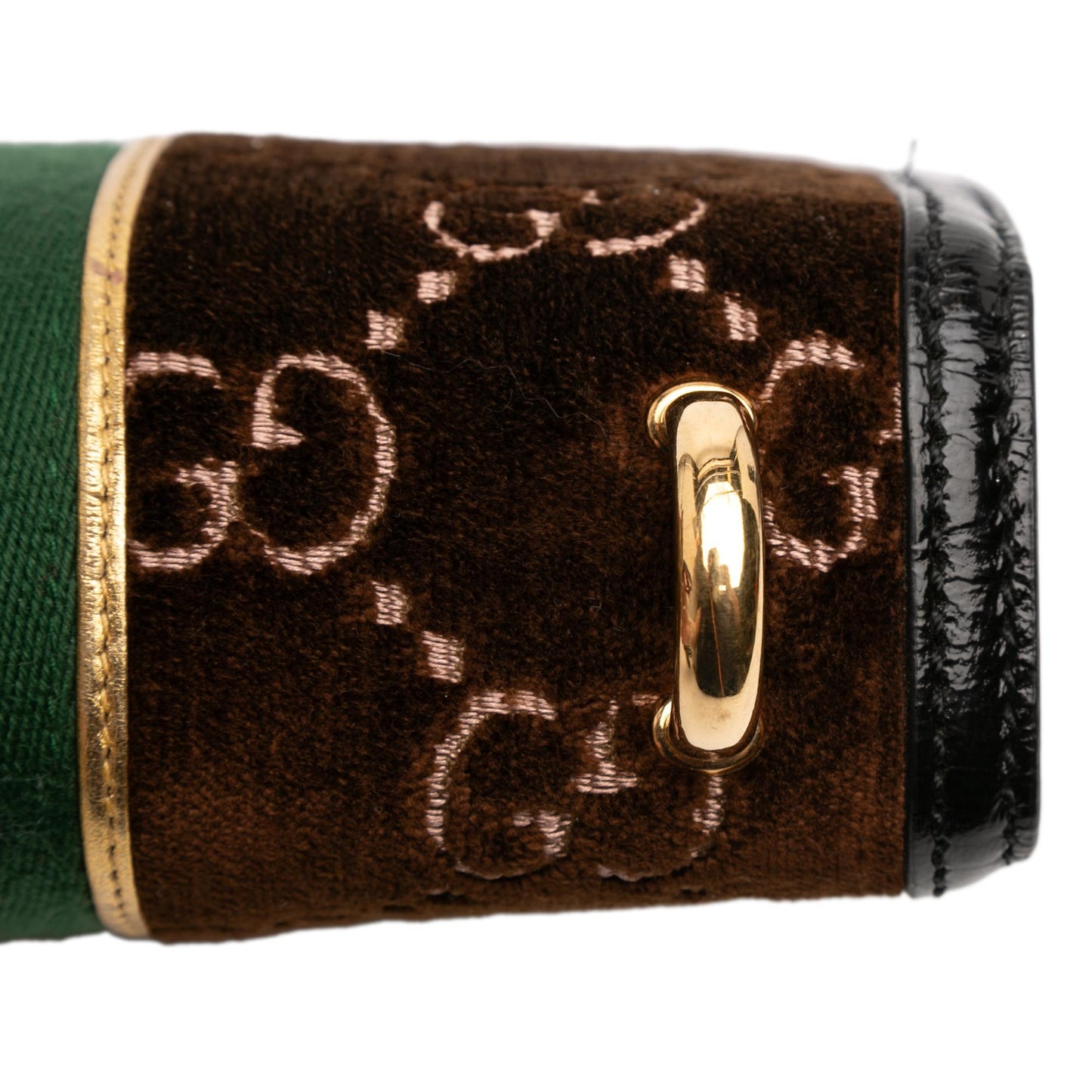 Gucci Small GG Velvet Sylvie Crossbody