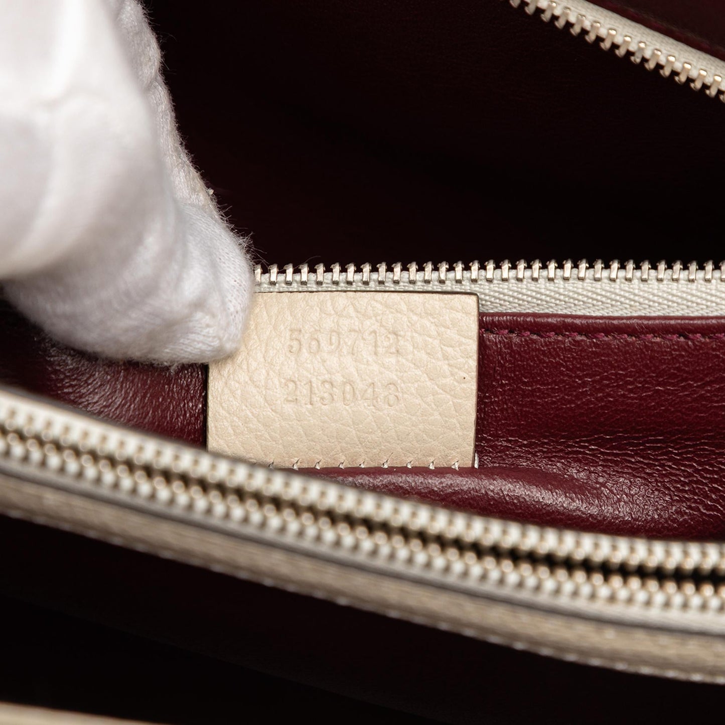 Gucci Small Grained Calfskin Zumi Top Handle Bag
