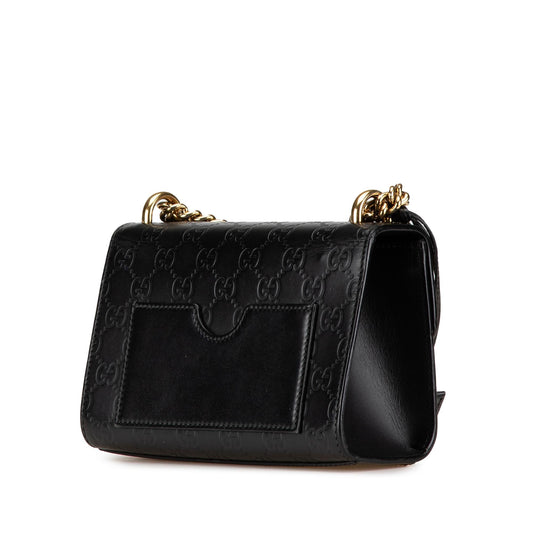 Gucci Small Guccissima Padlock Crossbody