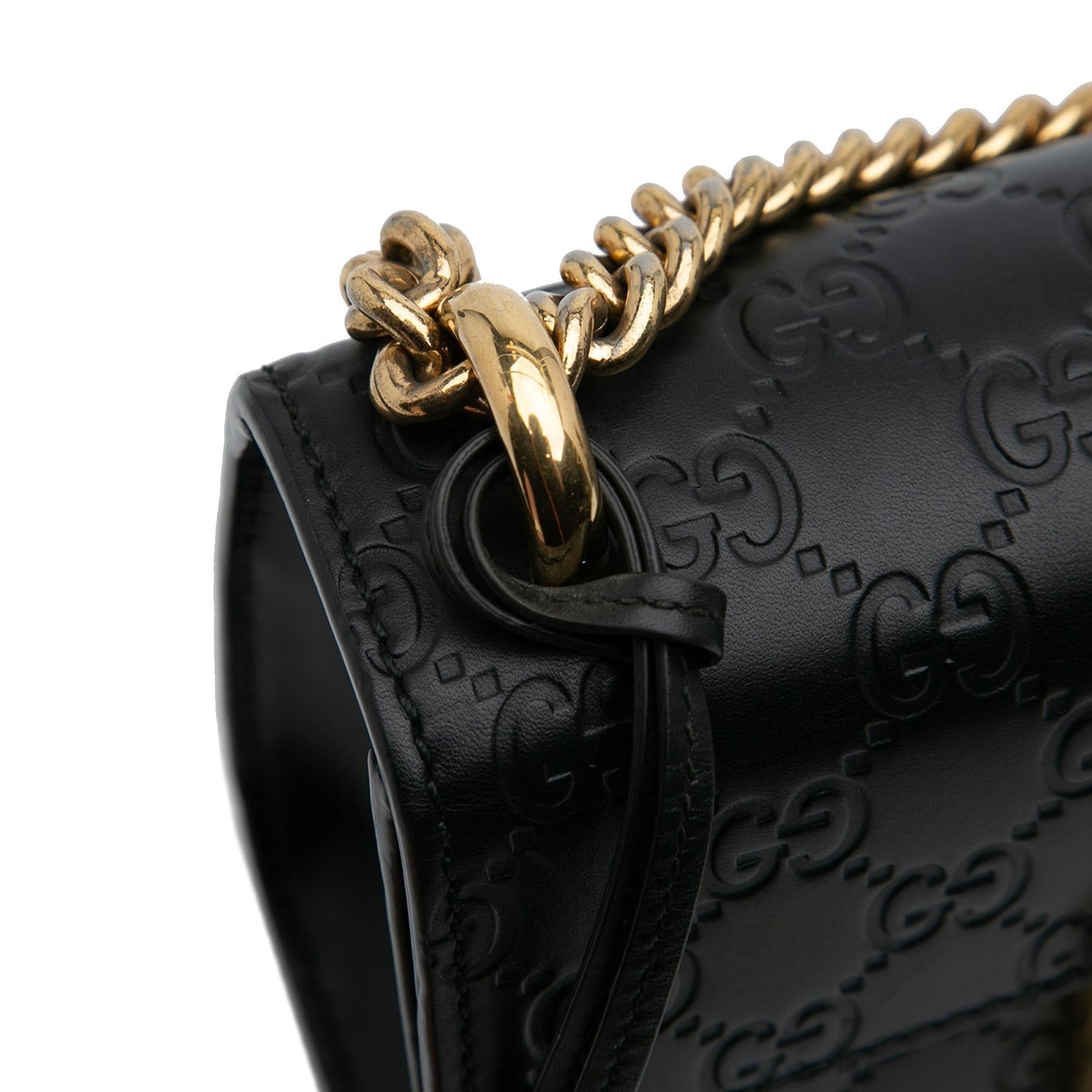 Gucci Small Guccissima Padlock Crossbody
