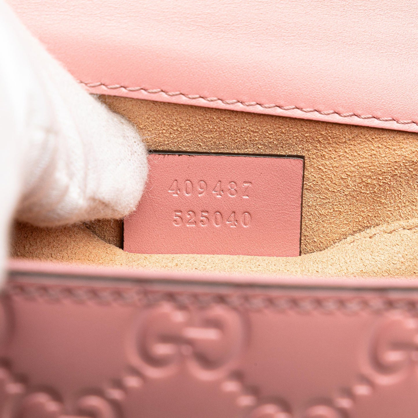 Gucci Small Guccissima Padlock Crossbody