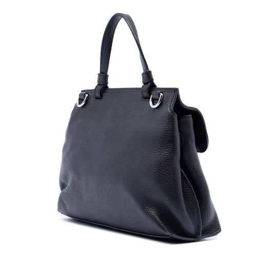 Gucci Small Leather Bamboo Daily Satchel