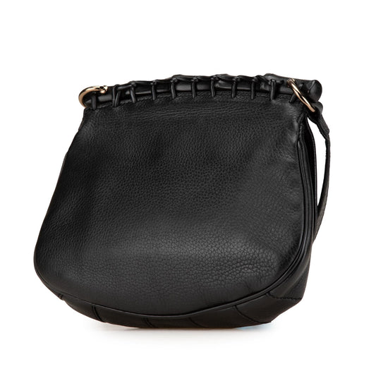 Gucci Small Leather Bamboo Nouveau Fringe Crossbody