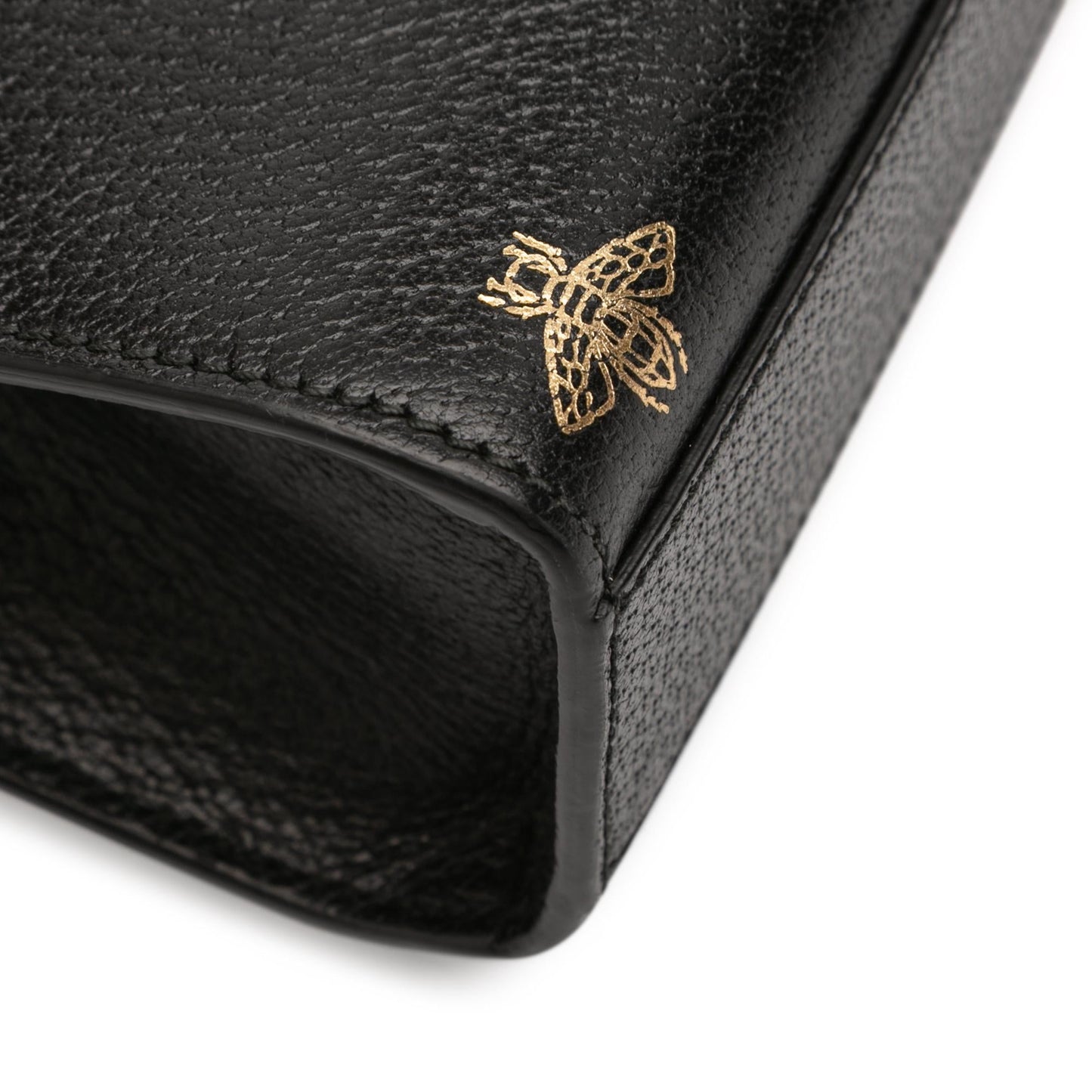 Gucci Small Leather Bee Star Padlock Crossbody