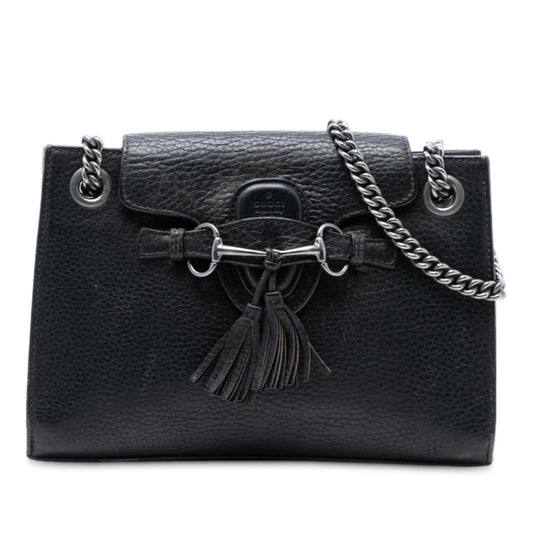 Gucci Small Leather Emily Shoulder Bag