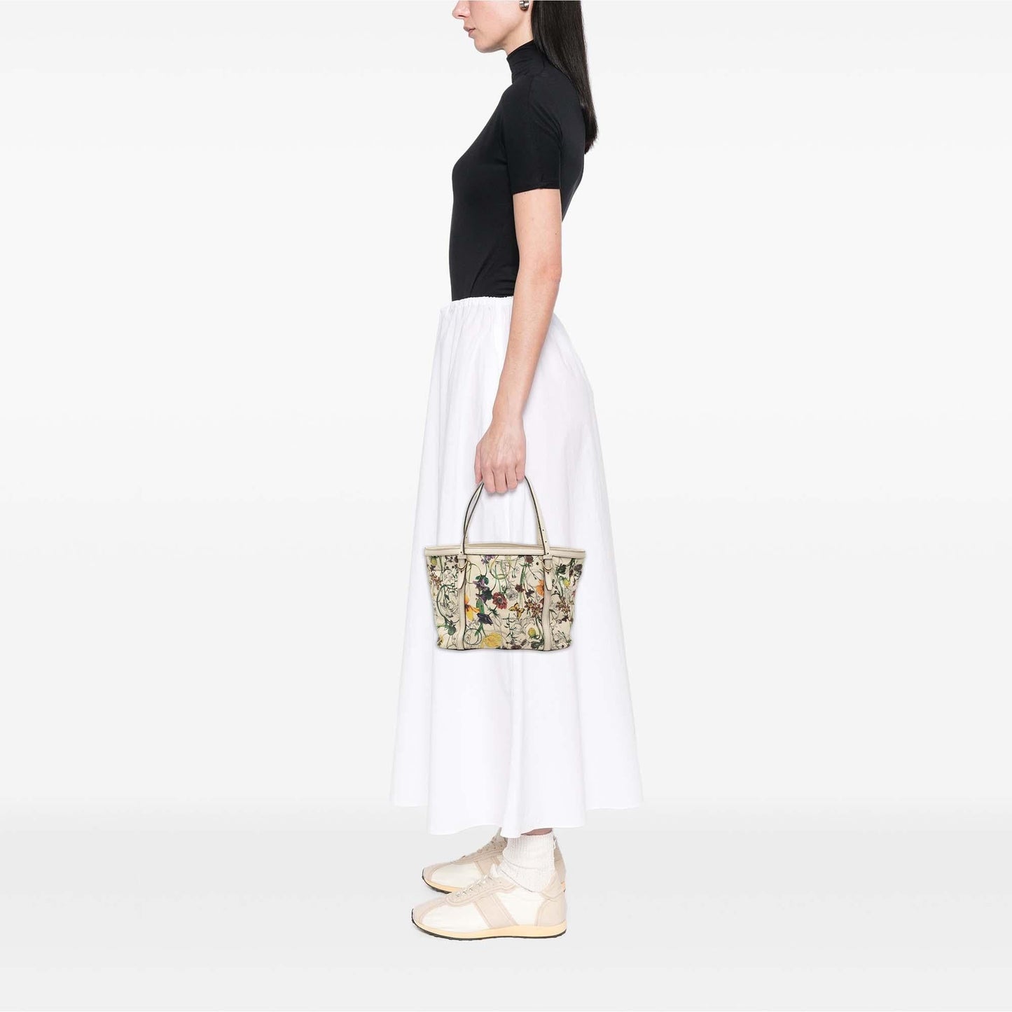 Gucci Small Leather Flora Nice Tote