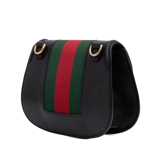 Gucci Small Leather Linea Totem Crystal Butterfly Crossbody
