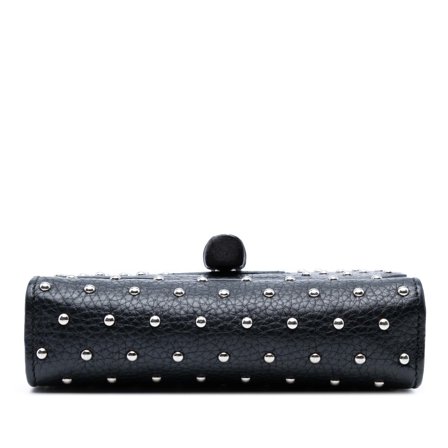 Gucci Small Leather Studded Miss Bamboo Crossbody