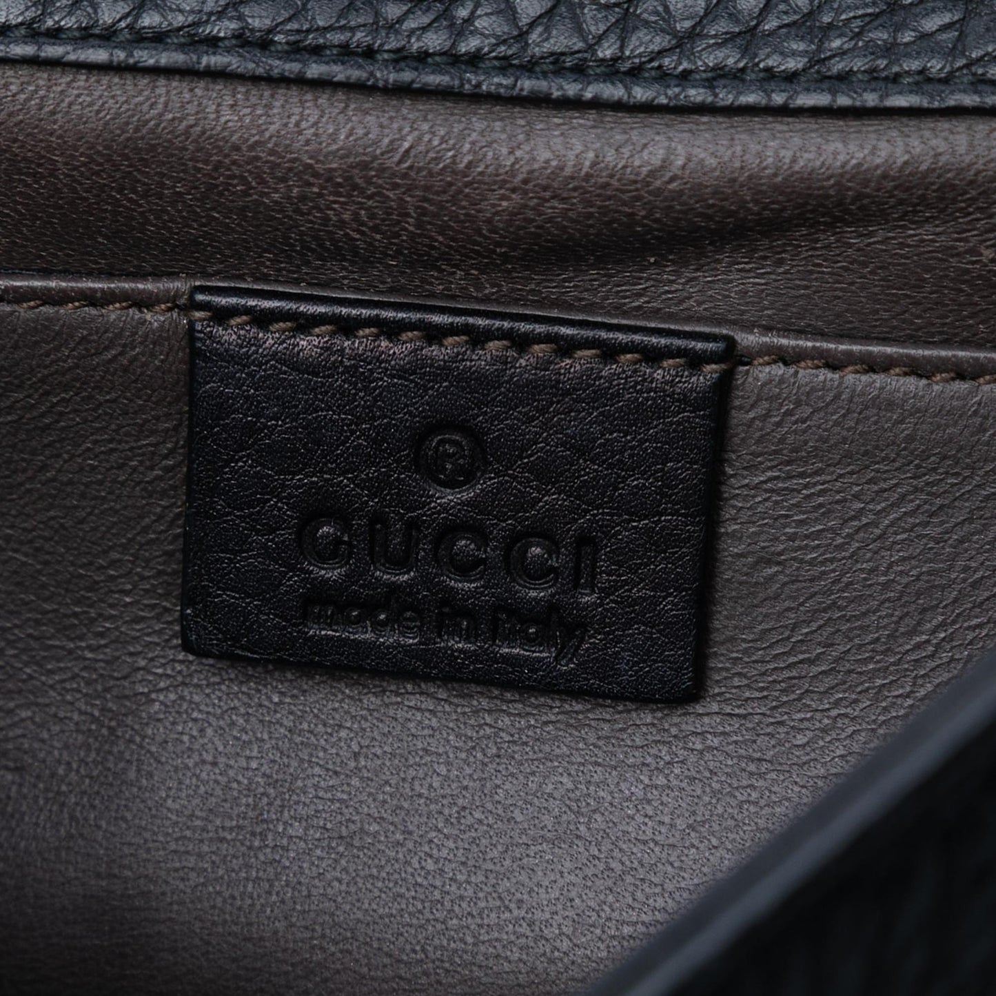 Gucci Small Leather Studded Miss Bamboo Crossbody