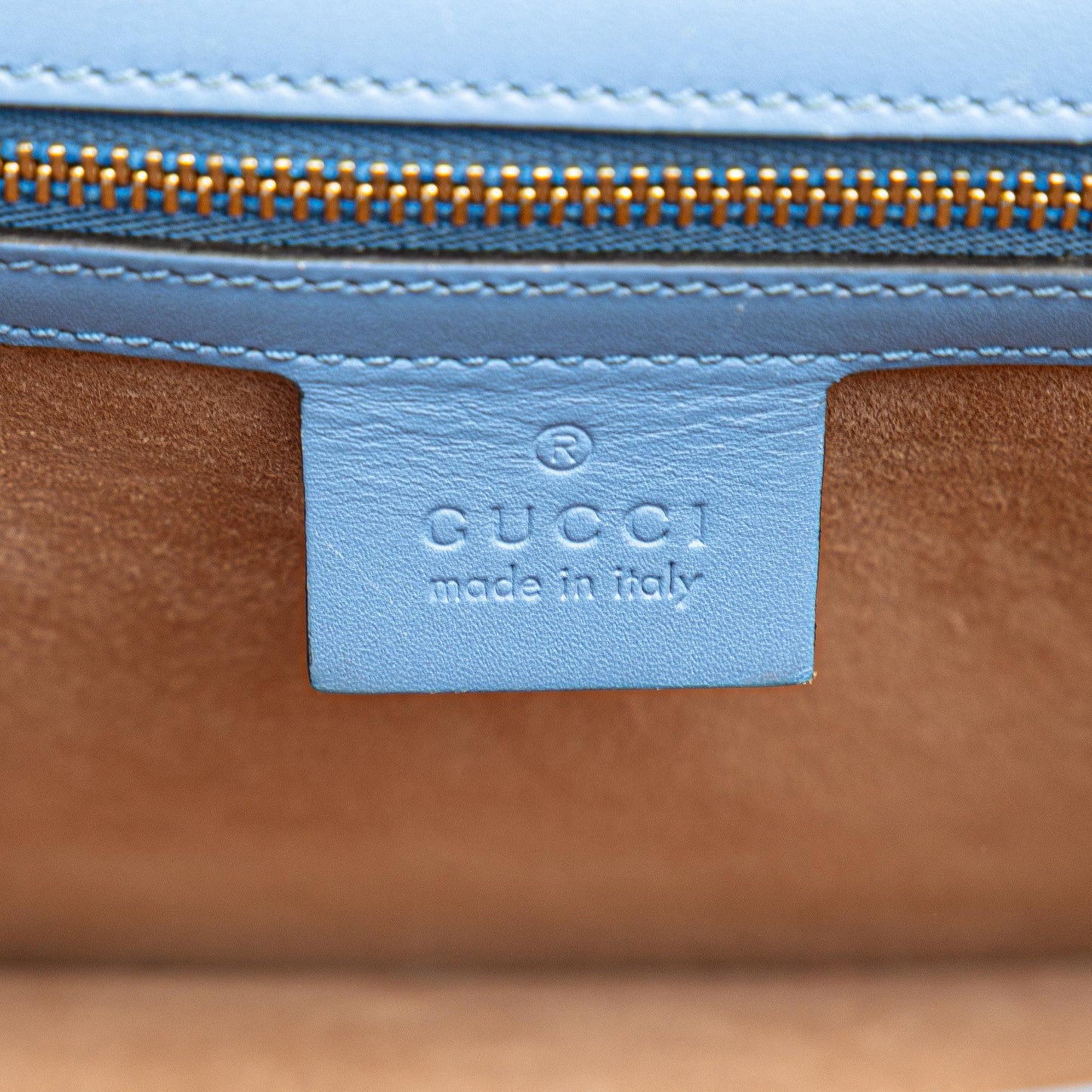 Gucci Small Leather Sylvie Web Satchel