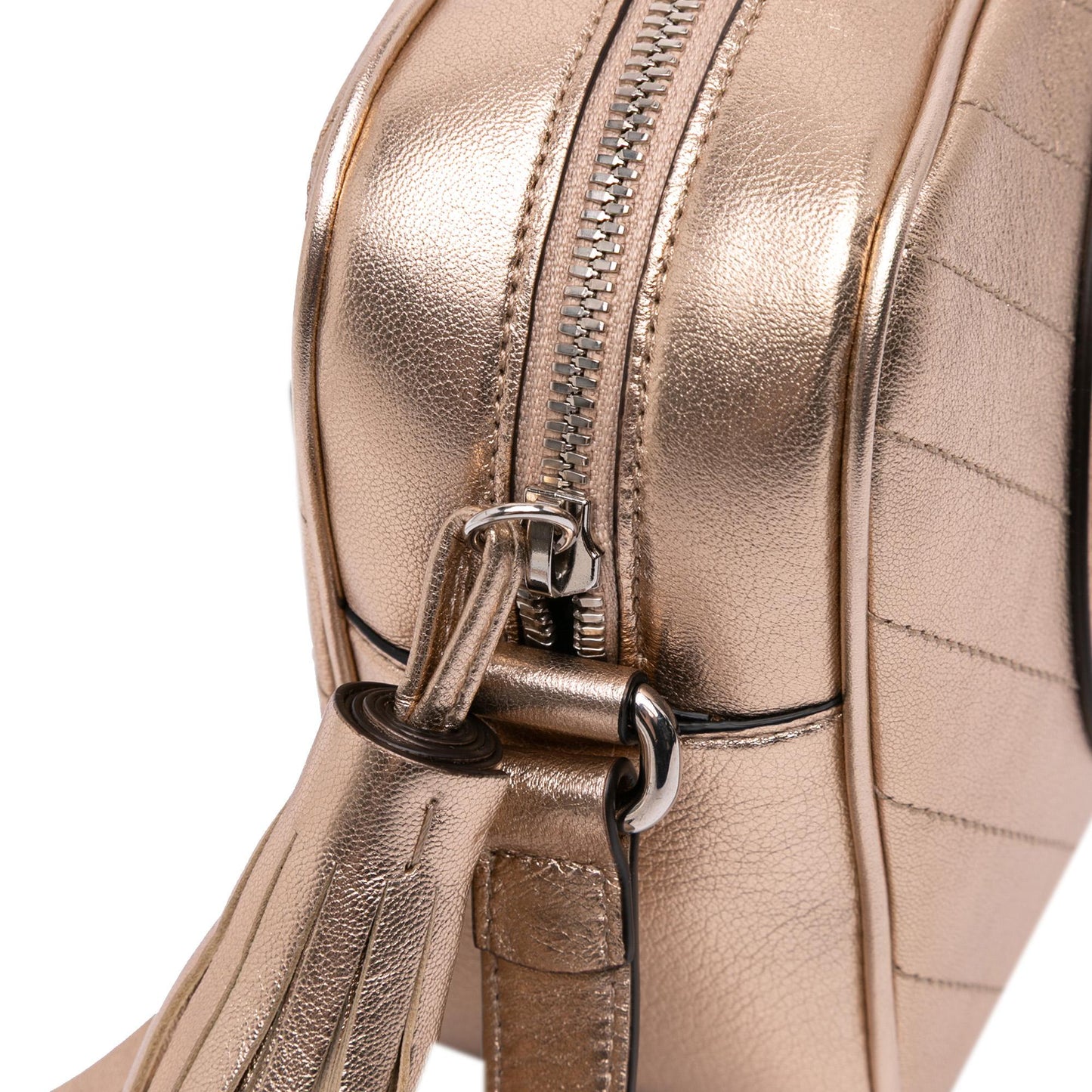Gucci Small Metallic Calfskin Blondie Crossbody