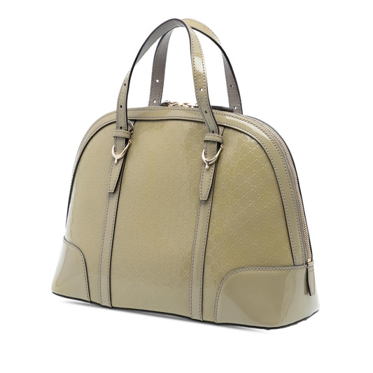 Gucci Small Microguccissima Patent Nice Satchel