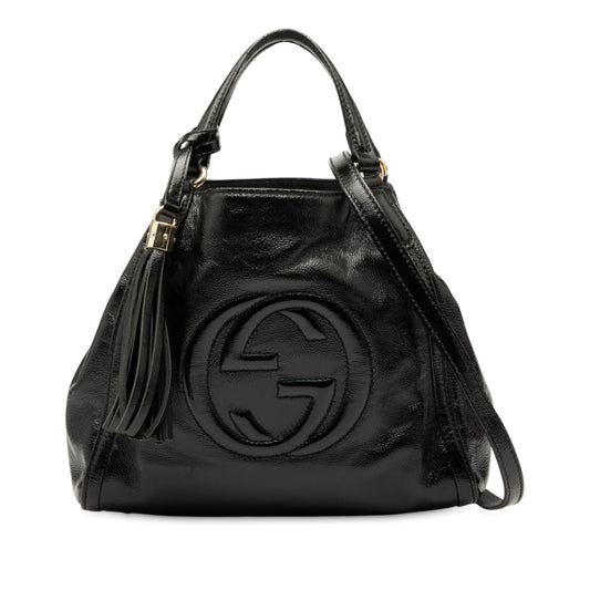 Gucci Small Patent Soho Satchel