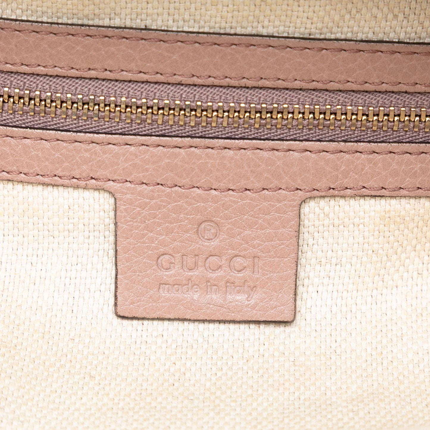 Gucci Small Pebbled Leather Soho Cellarius Satchel