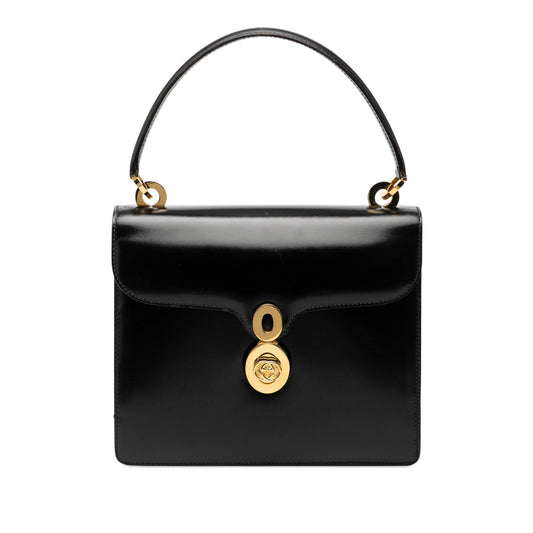 Gucci Smooth Leather Top Handle Bag
