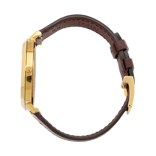 Gucci Stainless Steel Leather Grip Watch