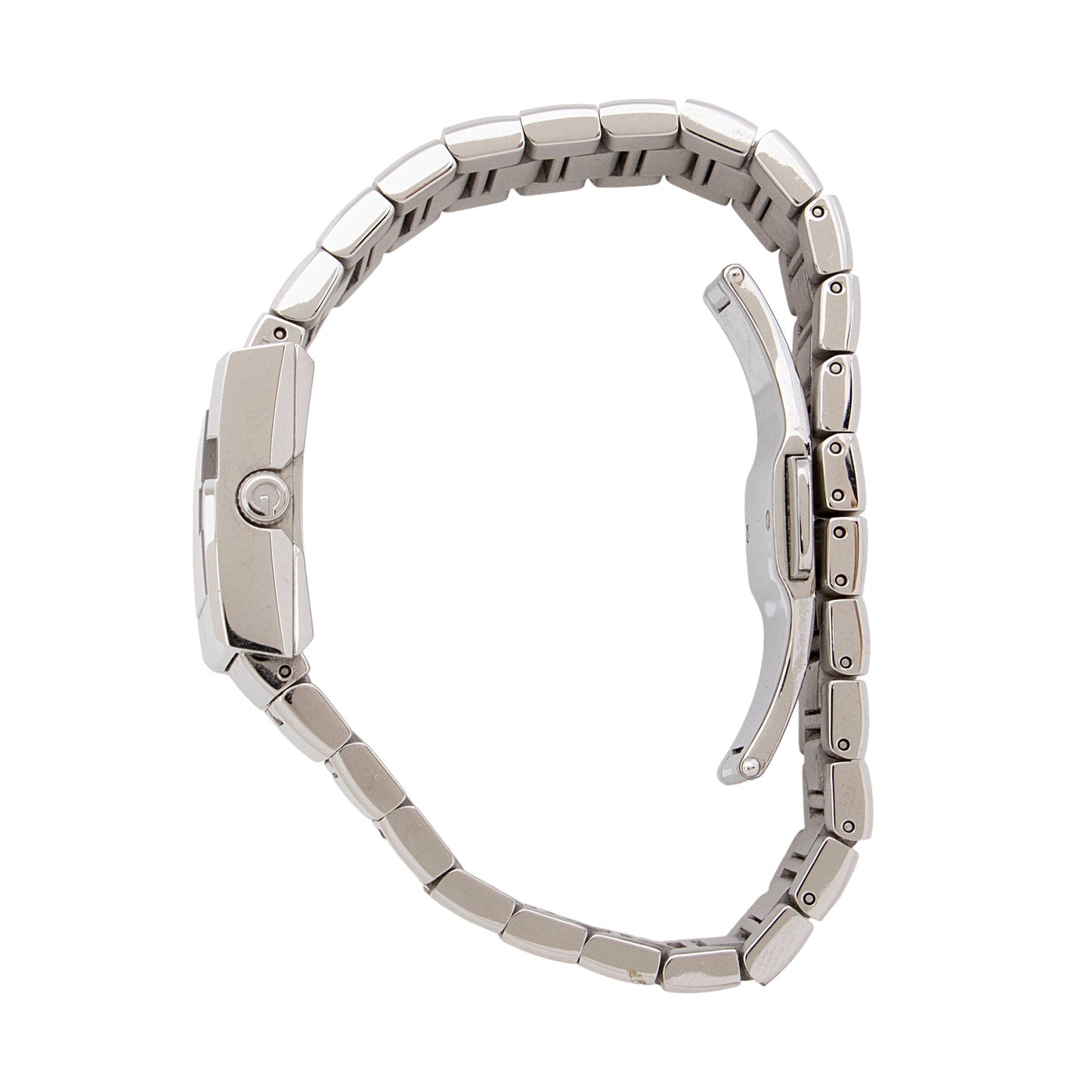 Gucci Stainless Steel Rectangular G Watch (SHF-eHi0YN)
