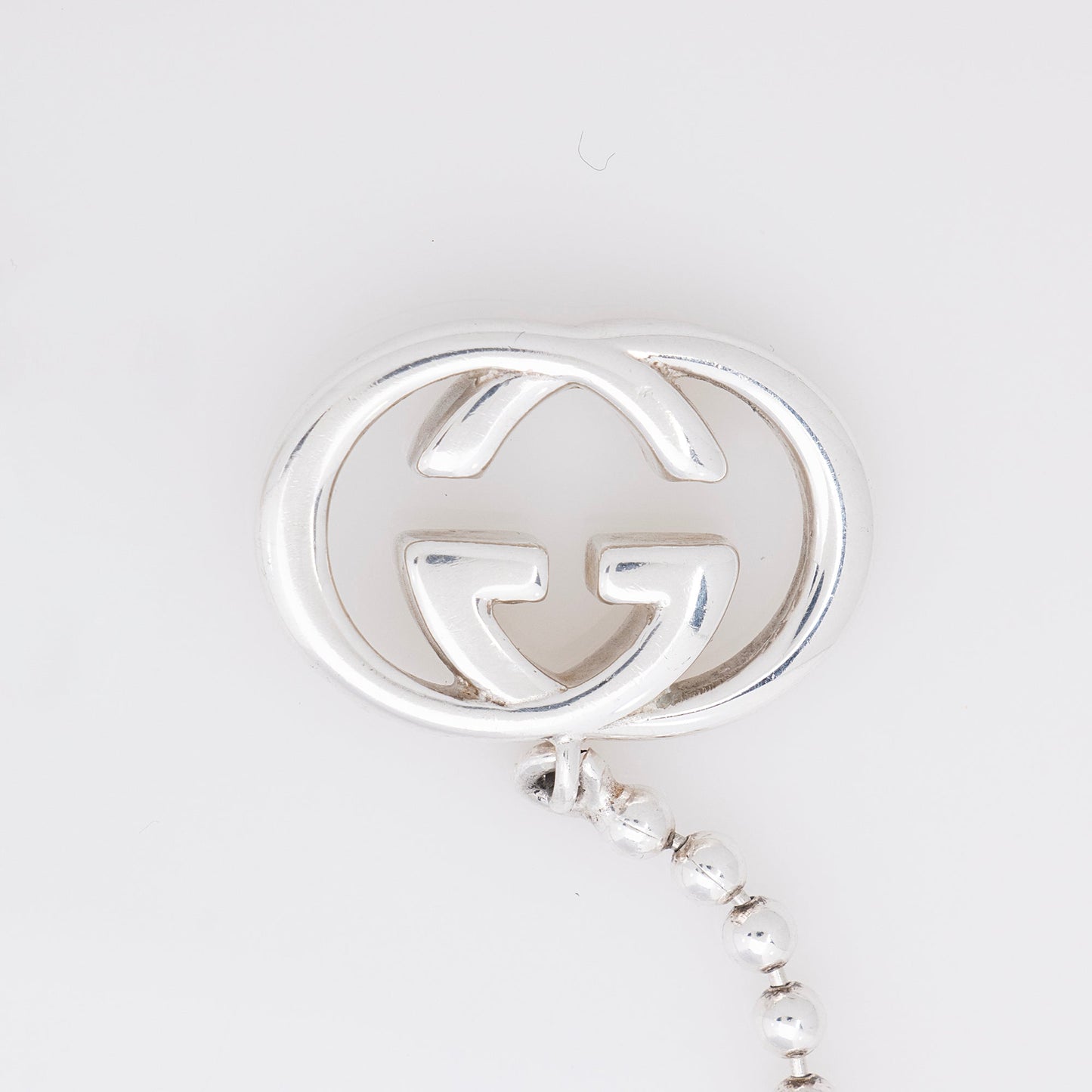 Gucci Sterling SIlver Interlocking G Toggle Bracelet