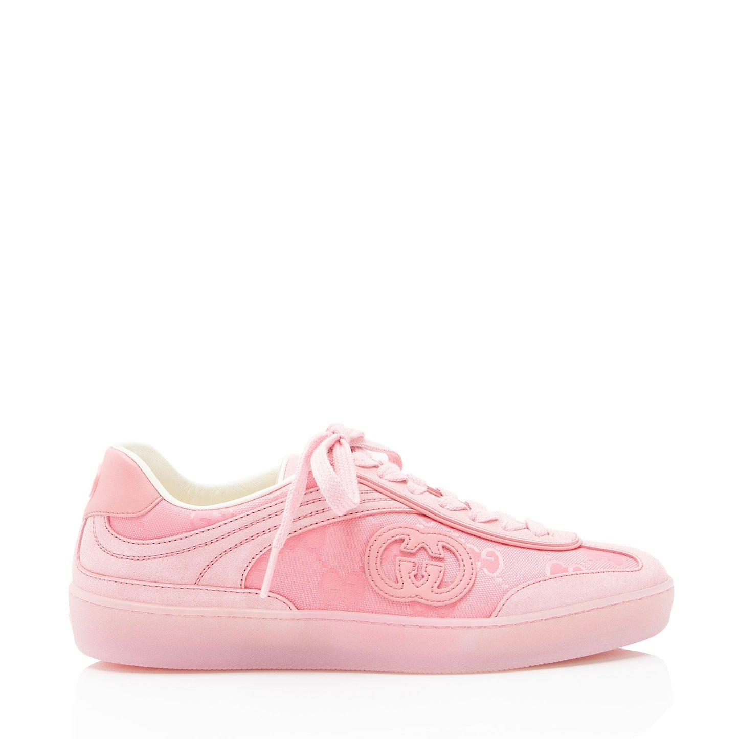 Gucci Suede GG Canvas G75 Sneakers - Size 6.5 / 36.5