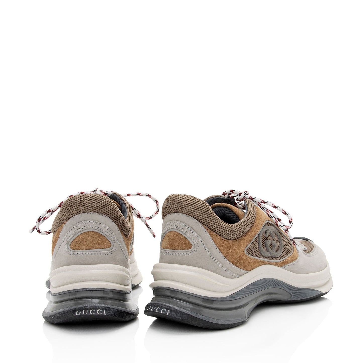 Gucci Suede Interlocking G Run Sneakers - Size 8.5 / 38.5 (SHF-ypaGUY)