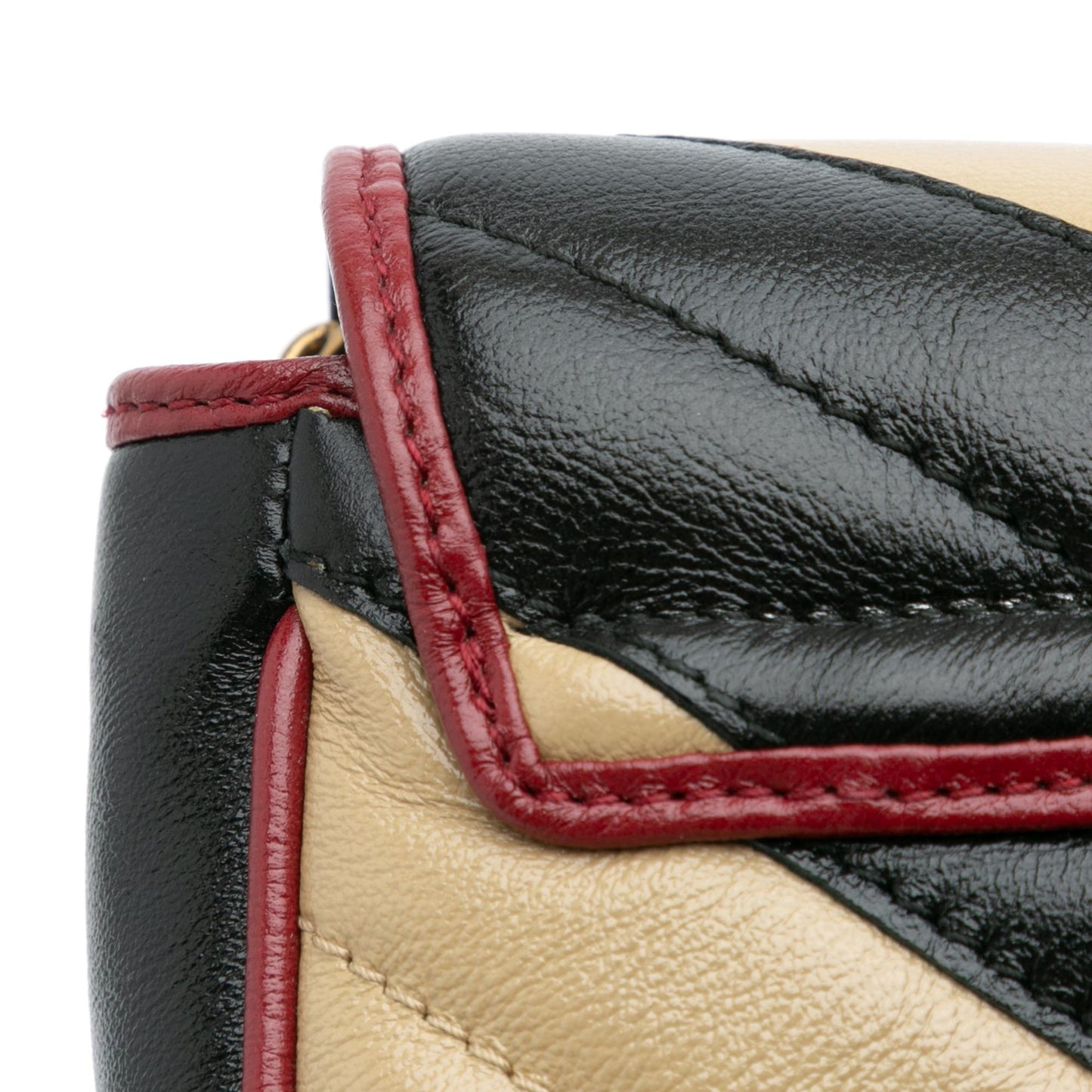 Gucci Super Mini GG Marmont Matelasse Leather Torchon Flap Crossbody
