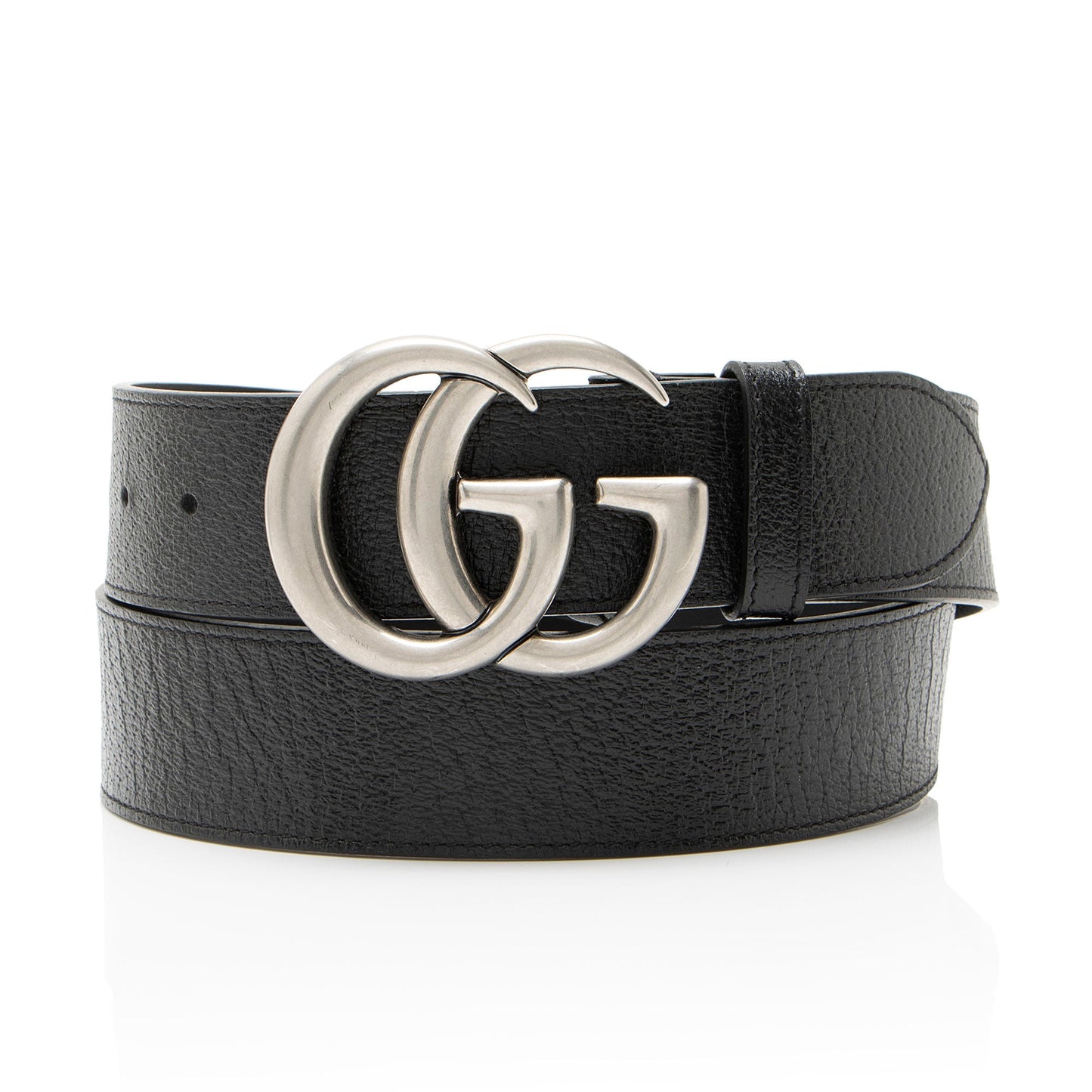 Gucci Textured Leather GG Marmont Belt - Size 38 / 95