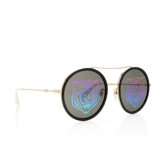 Gucci Tiger Round Aviator Sunglasses