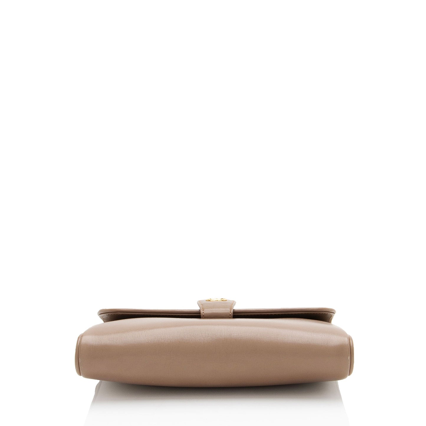 Gucci Vintage Leather Interlocking G Flap Crossbody