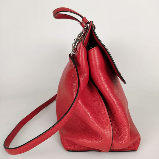 Luxury Gucci Trending 2025 Luxury Gucci Trending 2025 Bamboo Daily top handle bag in red leather - '10s