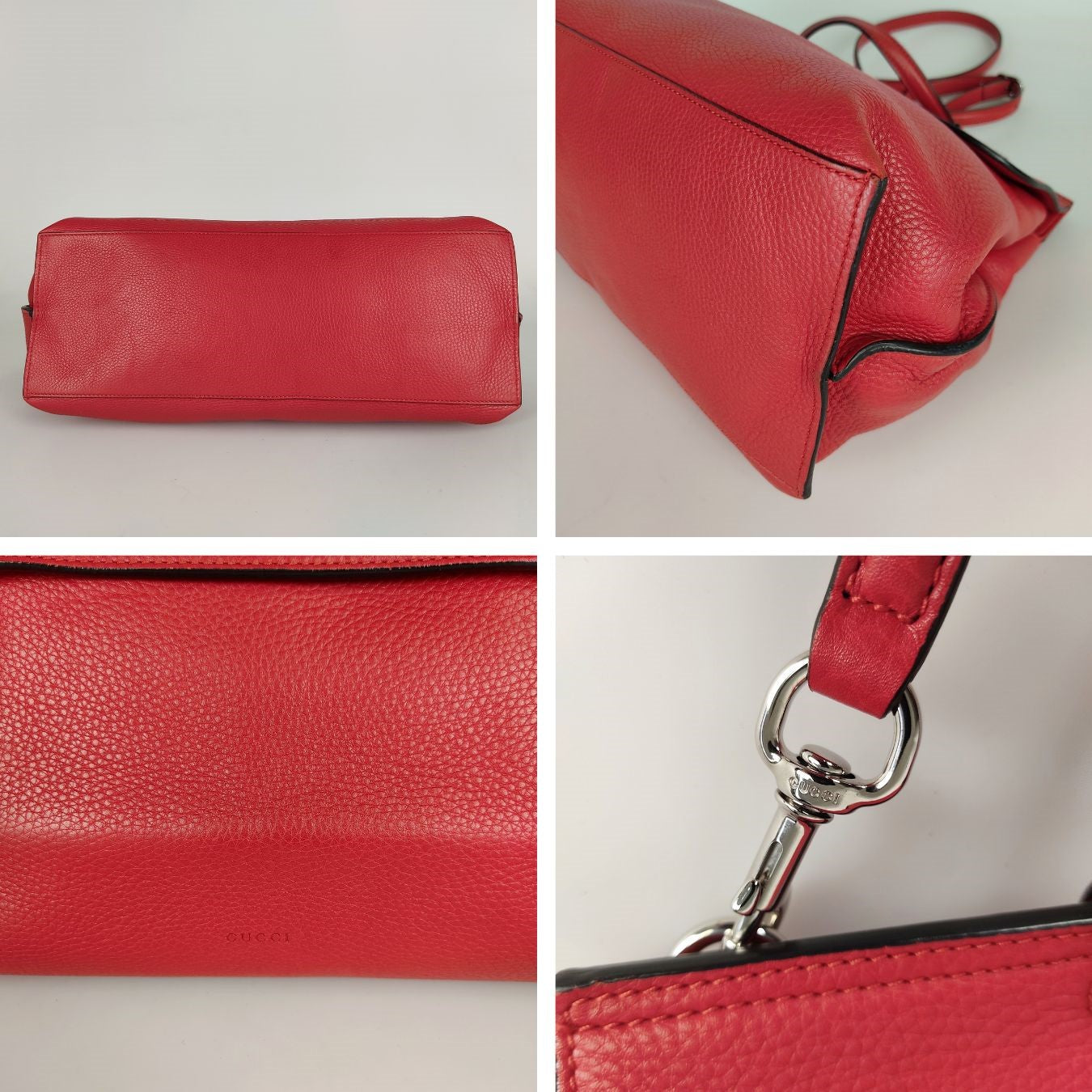 Luxury Gucci Trending 2025 Luxury Gucci Trending 2025 Bamboo Daily top handle bag in red leather - '10s