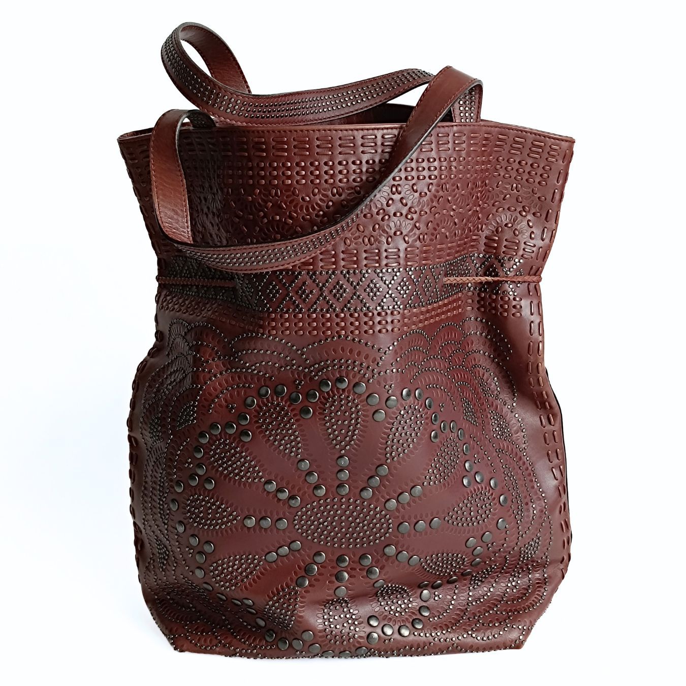 Luxury Gucci Trending 2025 Luxury Gucci Trending 2025 Shopper shoulder bag with studs Limited Edition - '10s