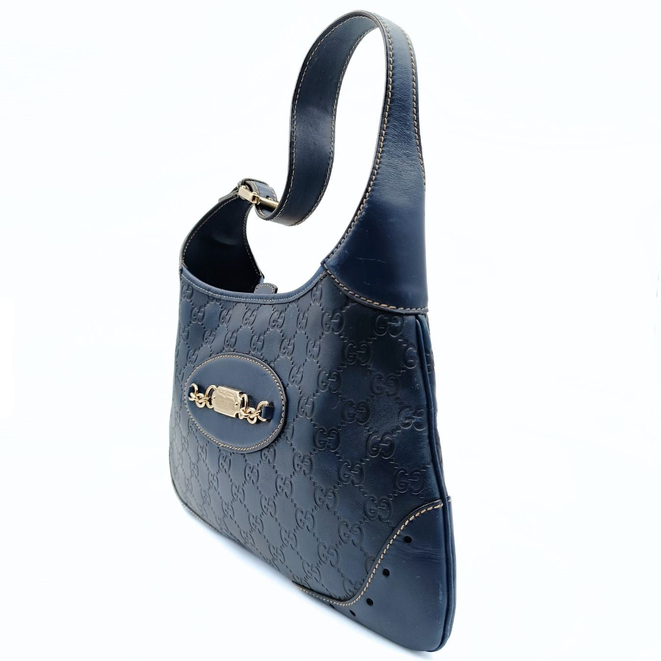 Luxury Gucci Trending 2025 Luxury Gucci Trending 2025 Luxury Gucci Trending 2025ssima shoulder bag in light blue leather - '10s