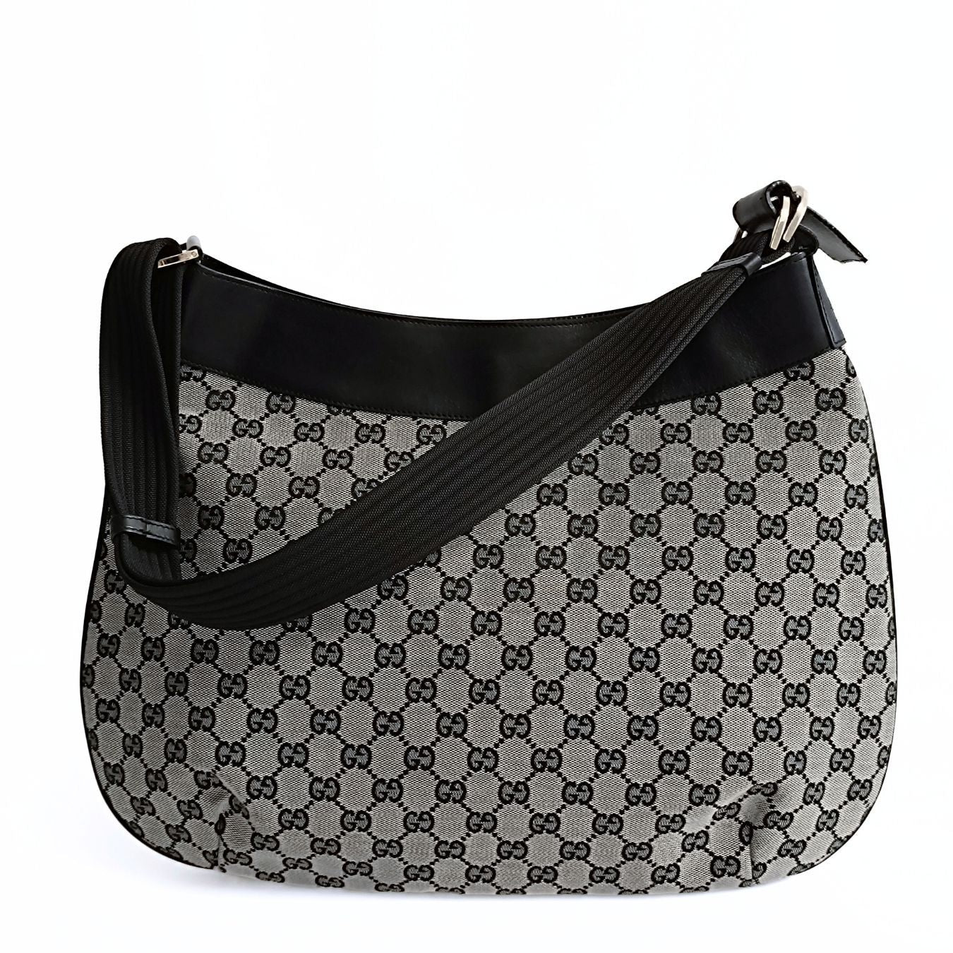 Luxury Gucci Trending 2025 Luxury Gucci Trending 2025 grey/black GG canvas shopper shoulder bag - '10s