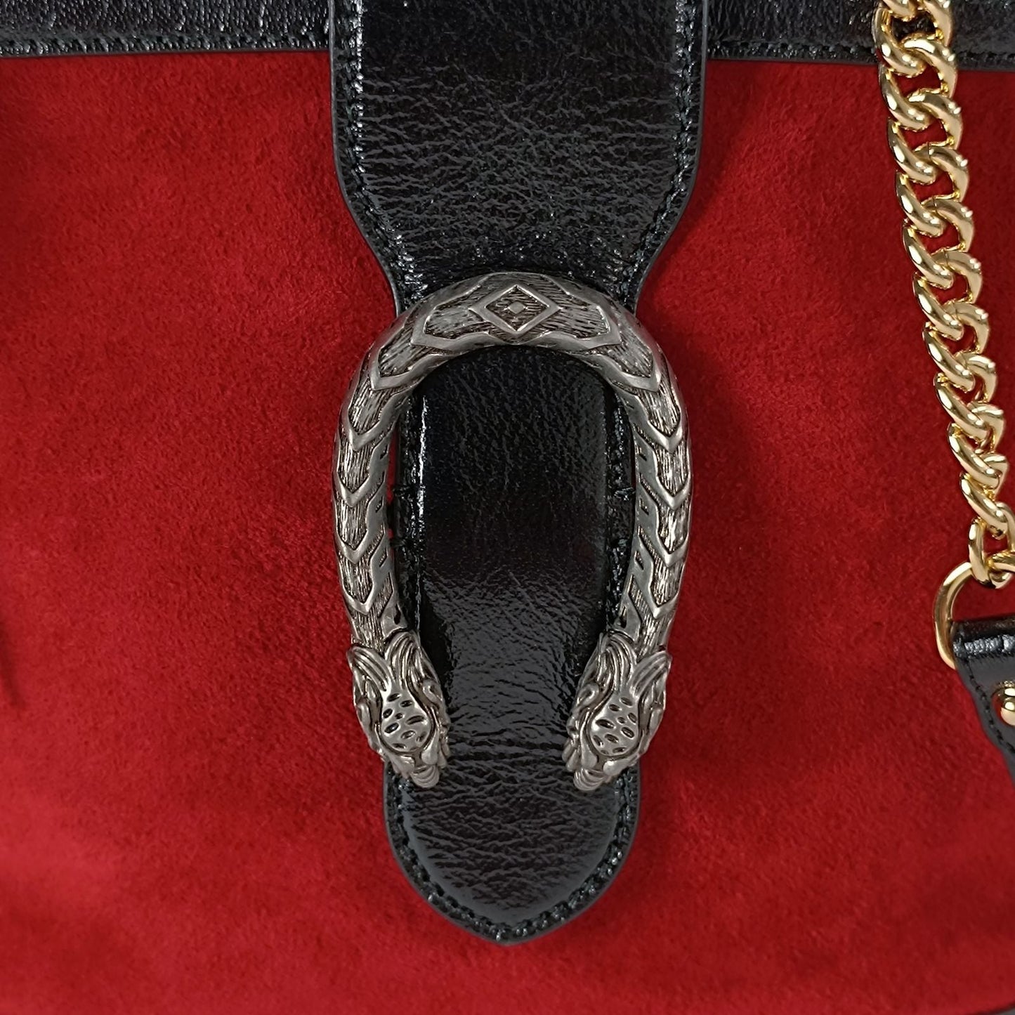 Luxury Gucci Trending 2025 Luxury Gucci Trending 2025 Dionysus Bucket shoulder bag in suede and patent leather - '10s