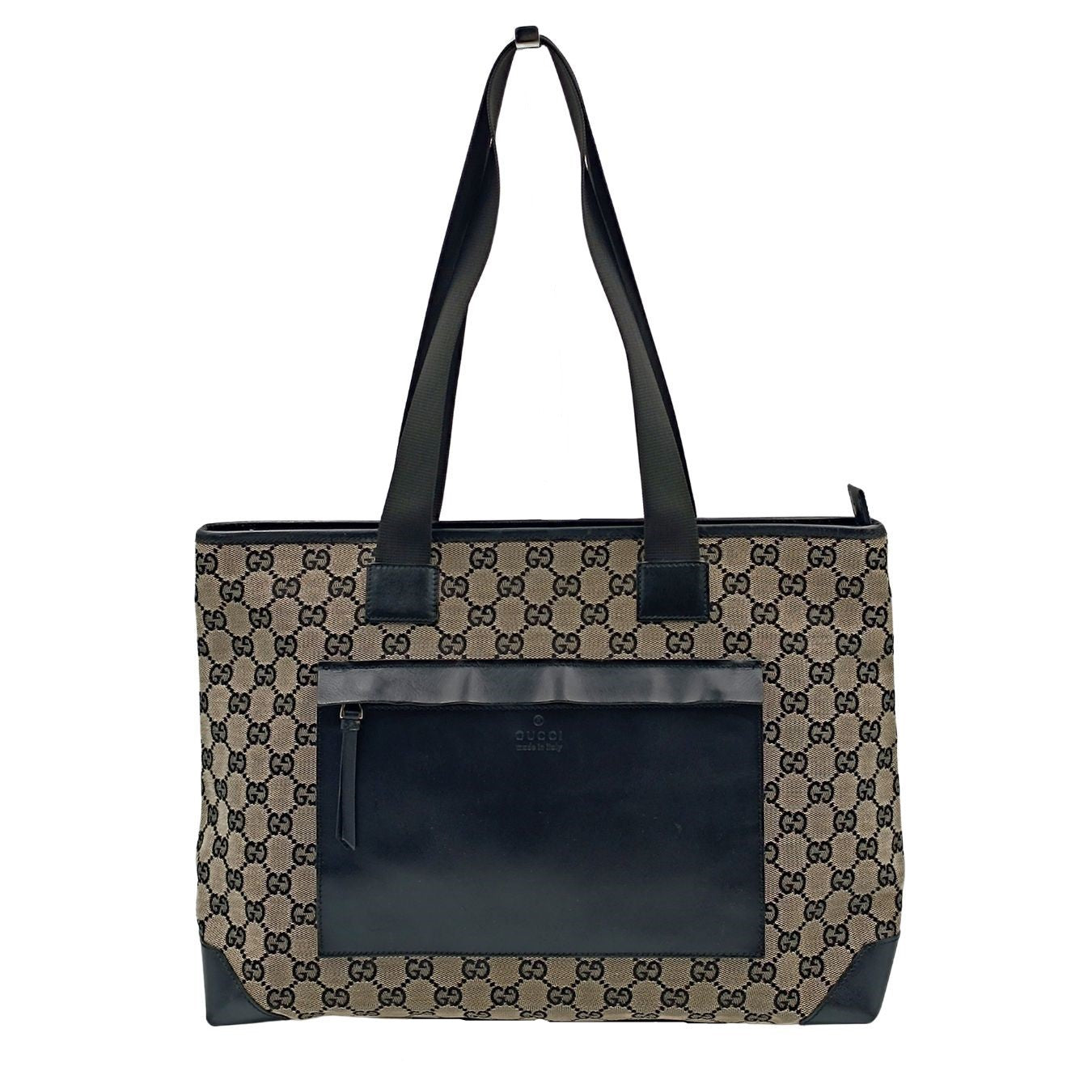 Luxury Gucci Trending 2025 Luxury Gucci Trending 2025 GG shoulder shopper bag in canvas and leather - '10s