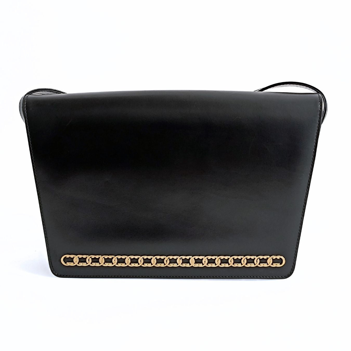 Luxury Gucci Trending 2025 Luxury Gucci Trending 2025 vintage black leather shoulder bag - '10s