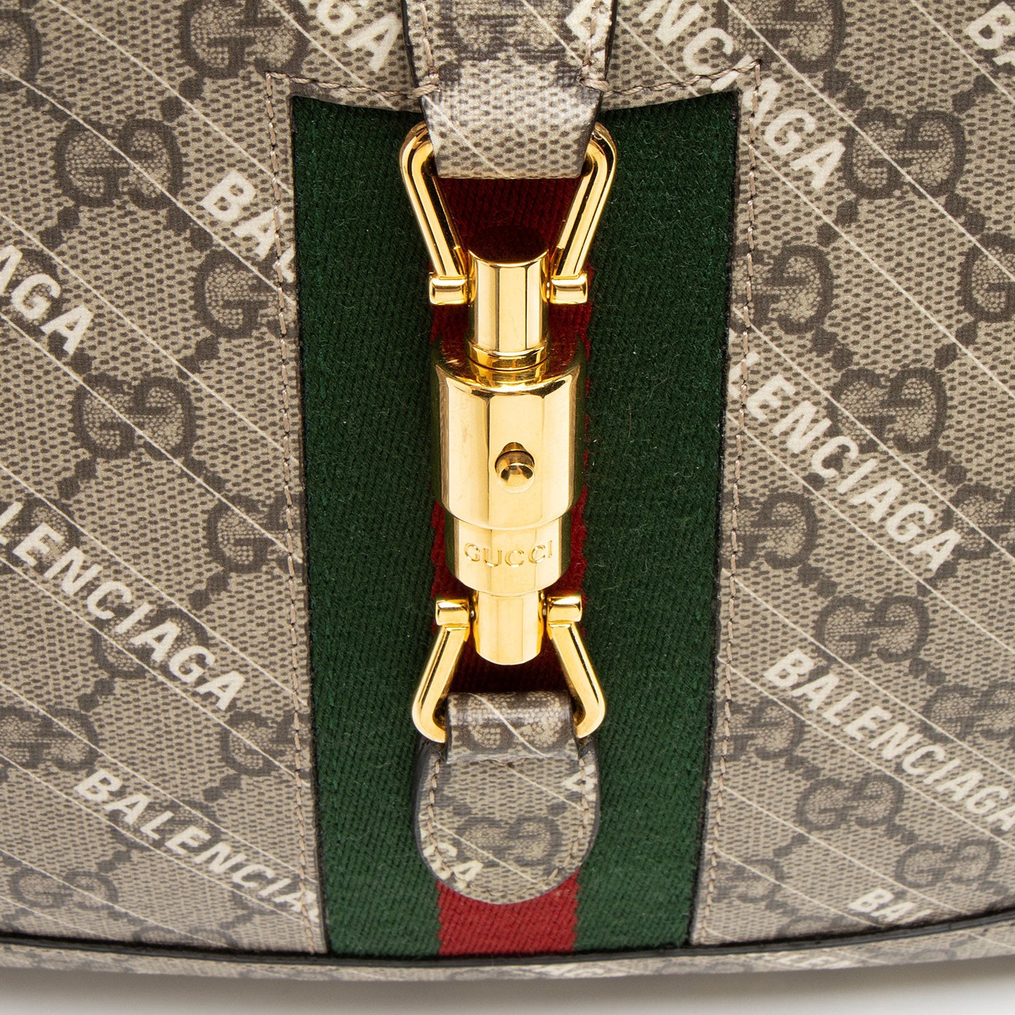 Gucci x Balenciaga GG Supreme The Hacker Project Jackie Small Shoulder Bag