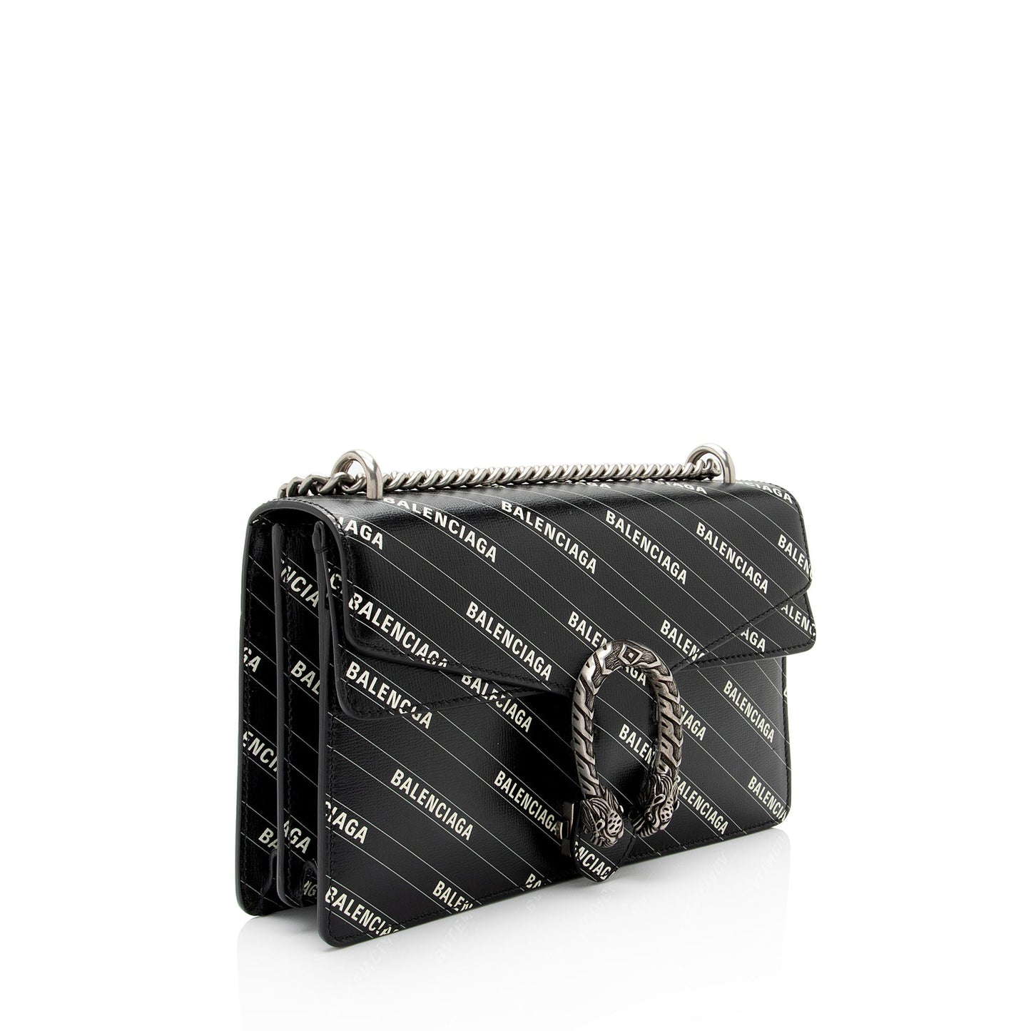 Gucci x Balenciaga Leather Dionysus The Hacker Project Small Shoulder Bag (SHF-qNmspE)