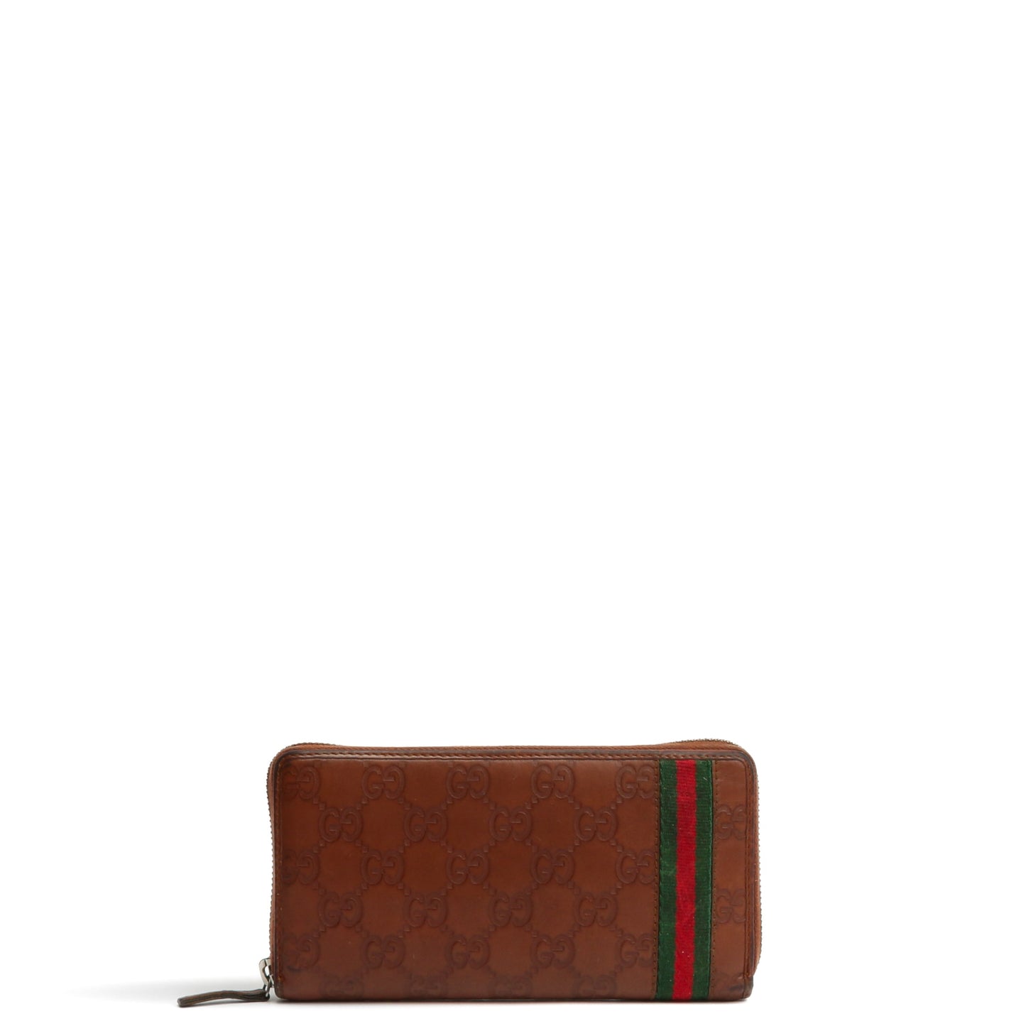 Luxury Gucci Guccissima Zip Around Wallet - OUTLET FINAL SALE