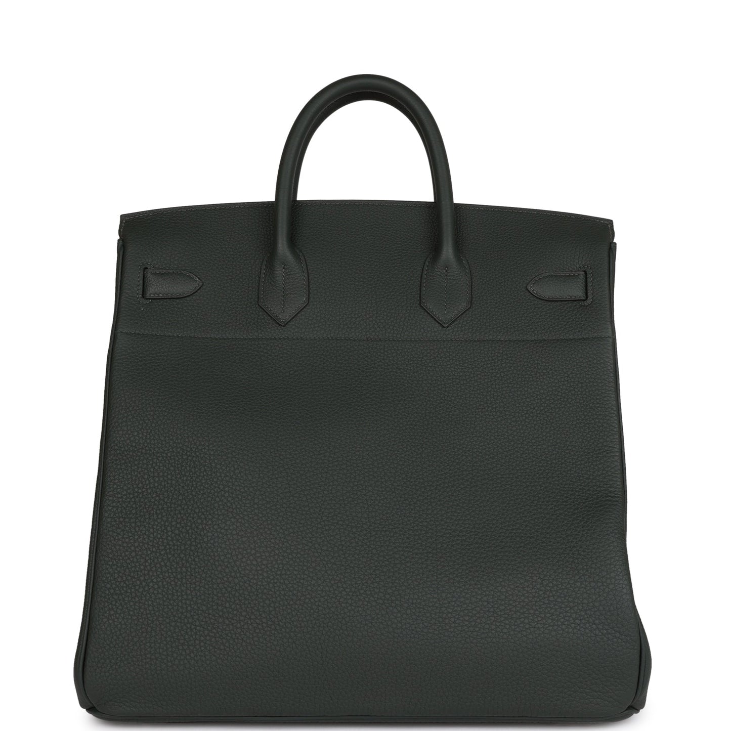 Luxury Hermes HAC Birkin 40 Vert Fonce Togo Palladium Hardware