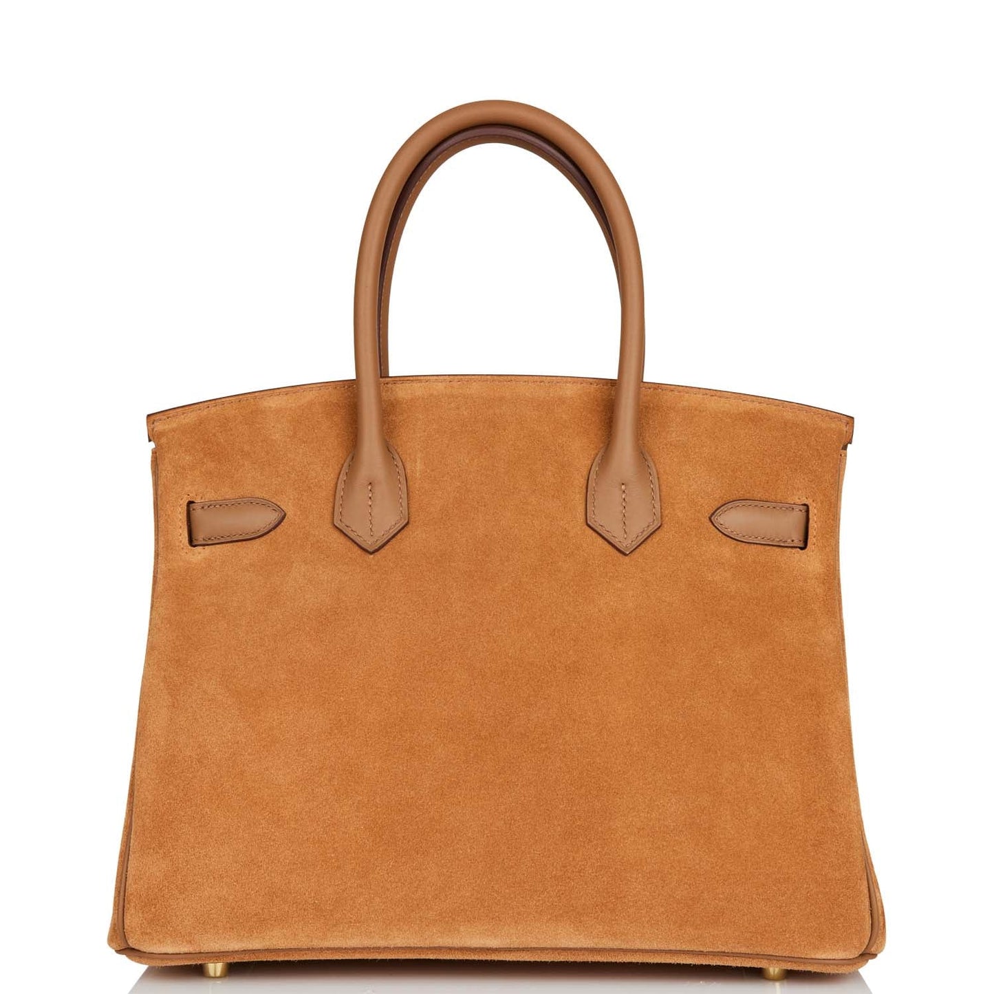 Luxury Hermes Birkin 30 Chamois and Alezan Grizzly and Swift Gold Hardware