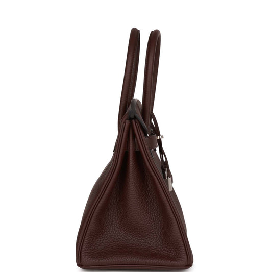 Luxury Hermes Birkin 30 Rouge Sellier Togo Palladium Hardware