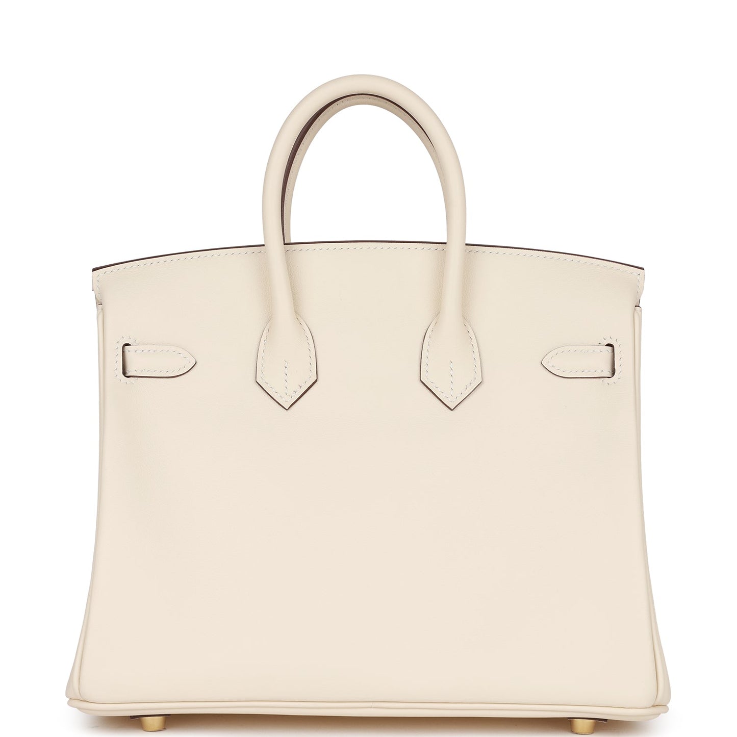 Luxury Hermes Birkin 25 Nata Swift Gold Hardware