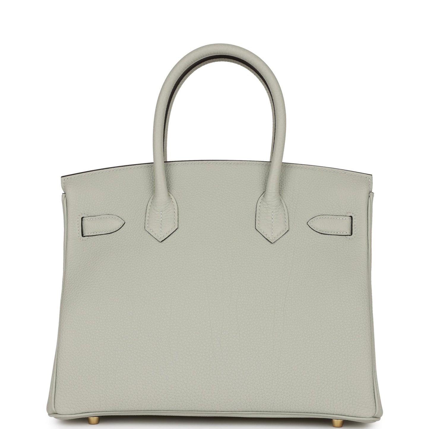 Luxury Hermes Birkin 30 Gris Neve Togo Gold Hardware