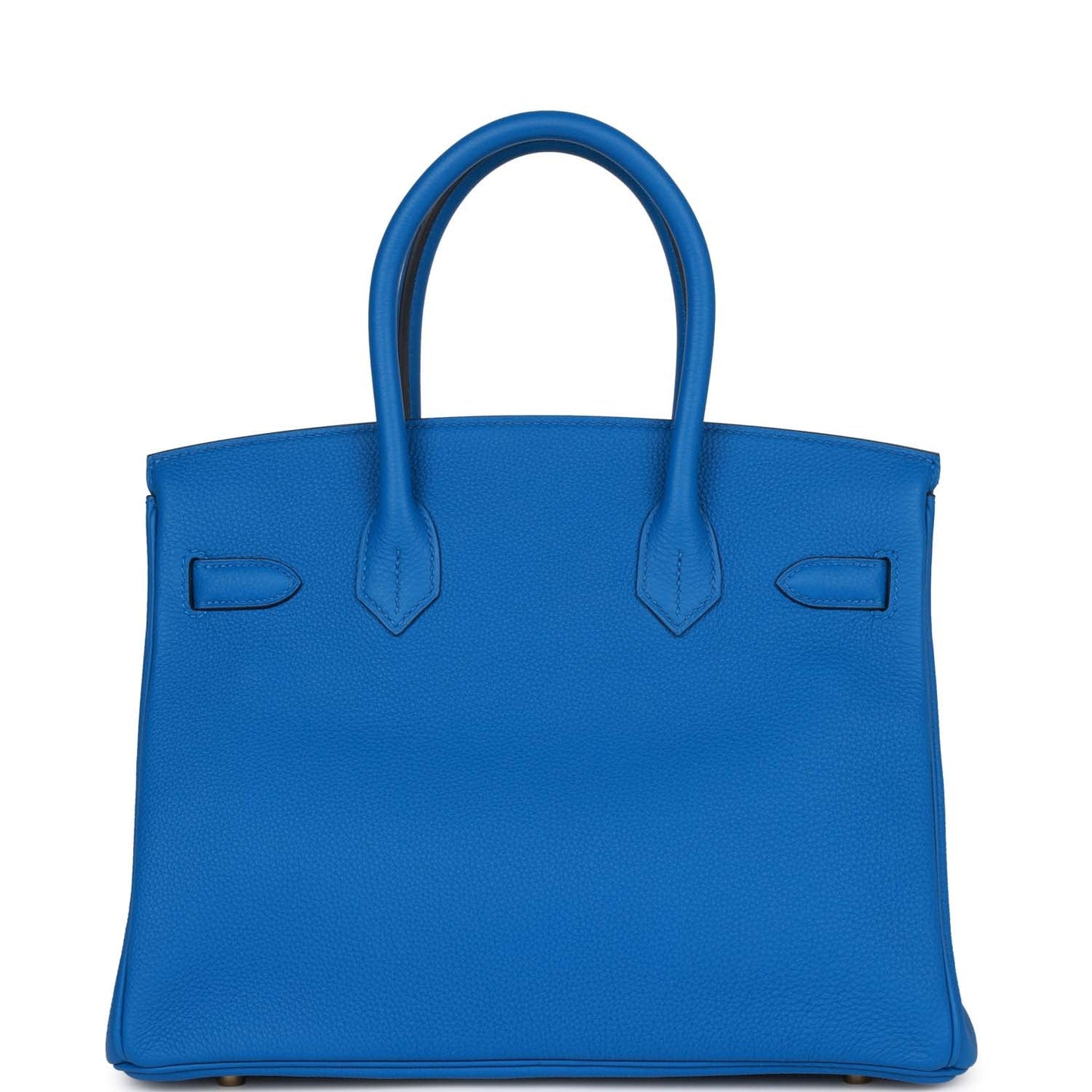 Luxury Hermes Birkin 30 Bleu Zellige Togo Gold Hardware
