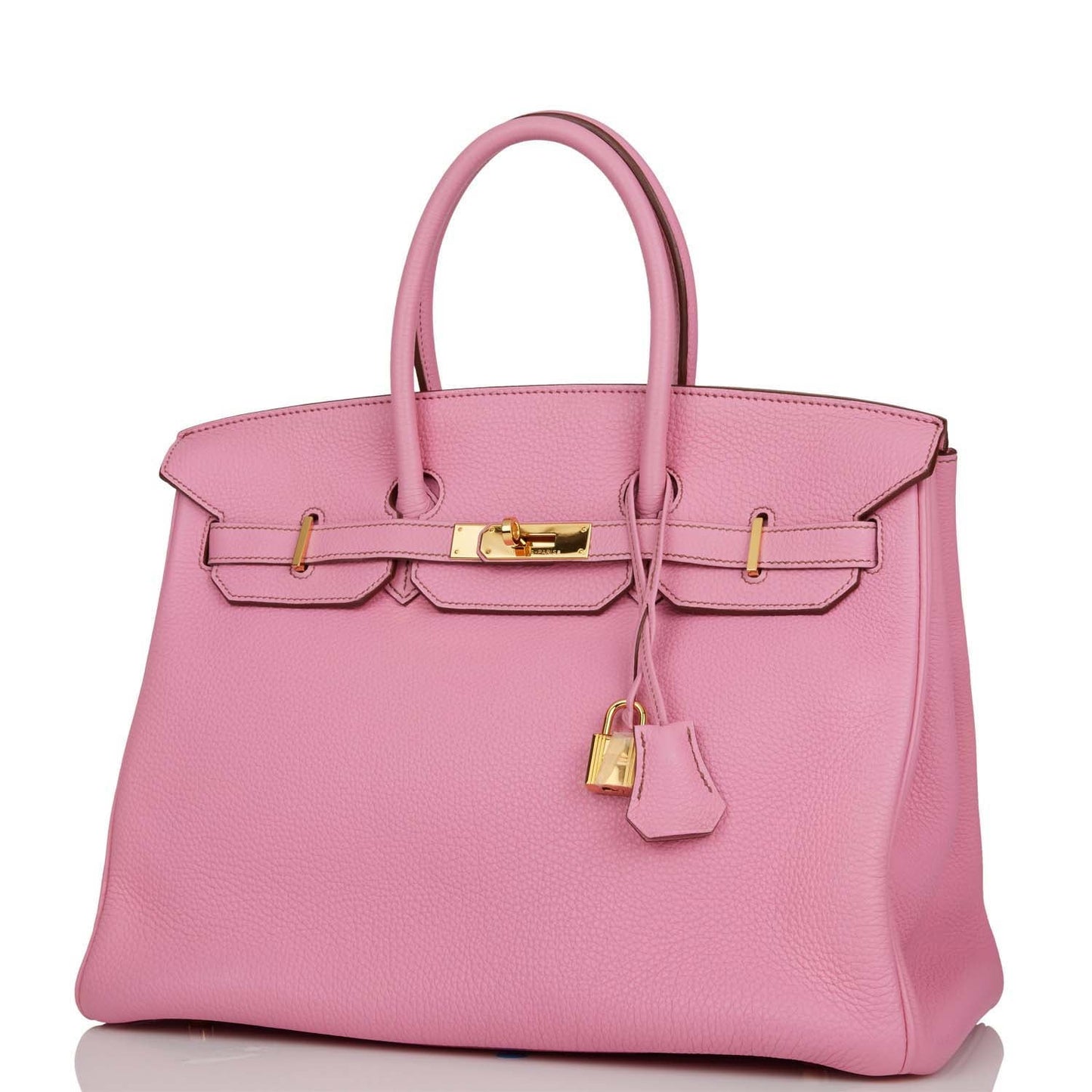 Top Quality Luxury Hermes Birkin 35 Bubblegum Togo Gold Hardware