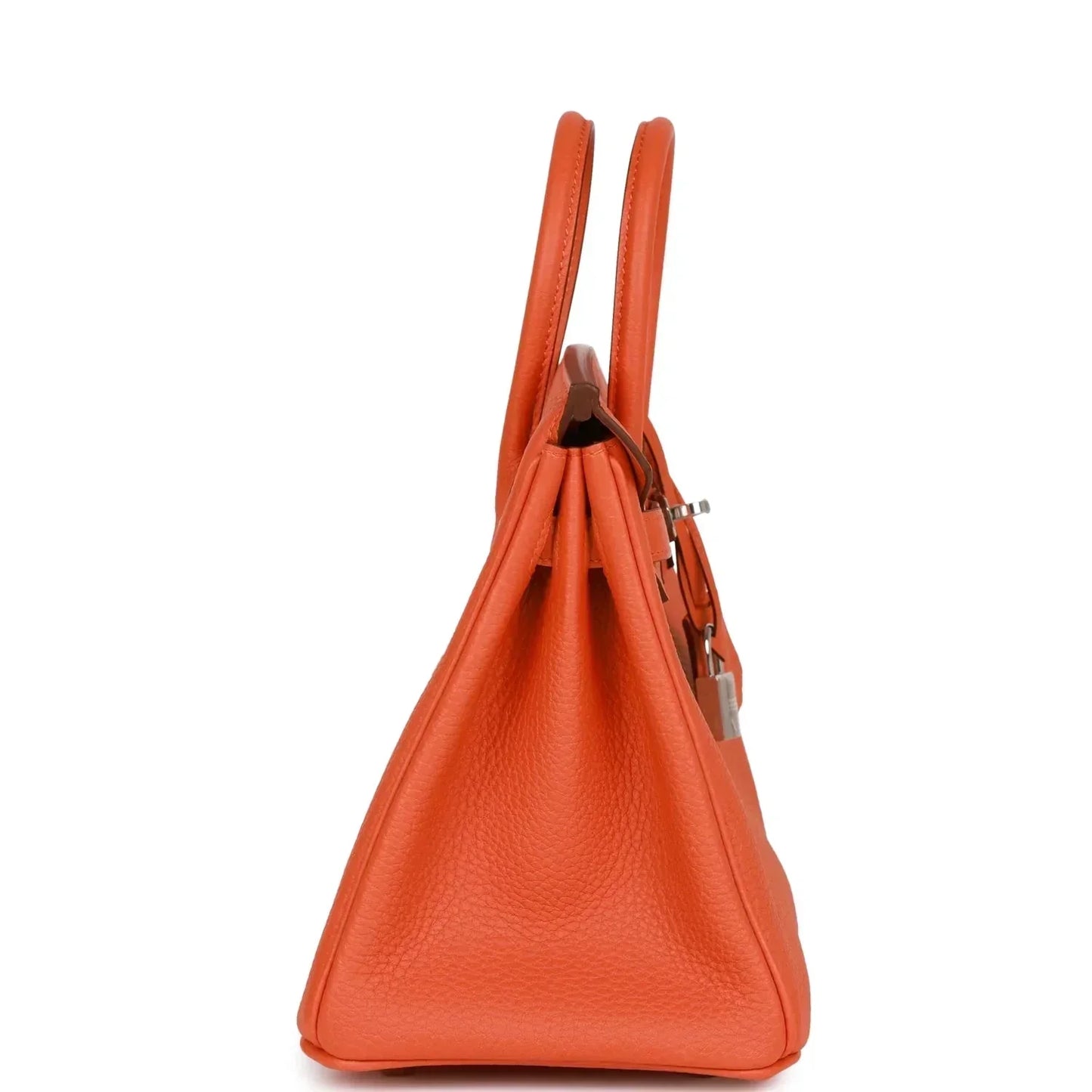 Luxury Hermes Birkin 25 Orange Togo Palladium Hardware