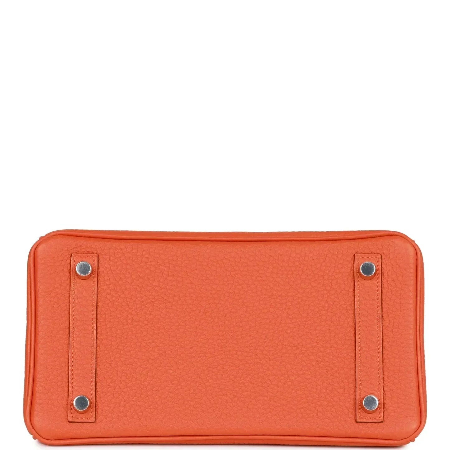 Luxury Hermes Birkin 25 Orange Togo Palladium Hardware