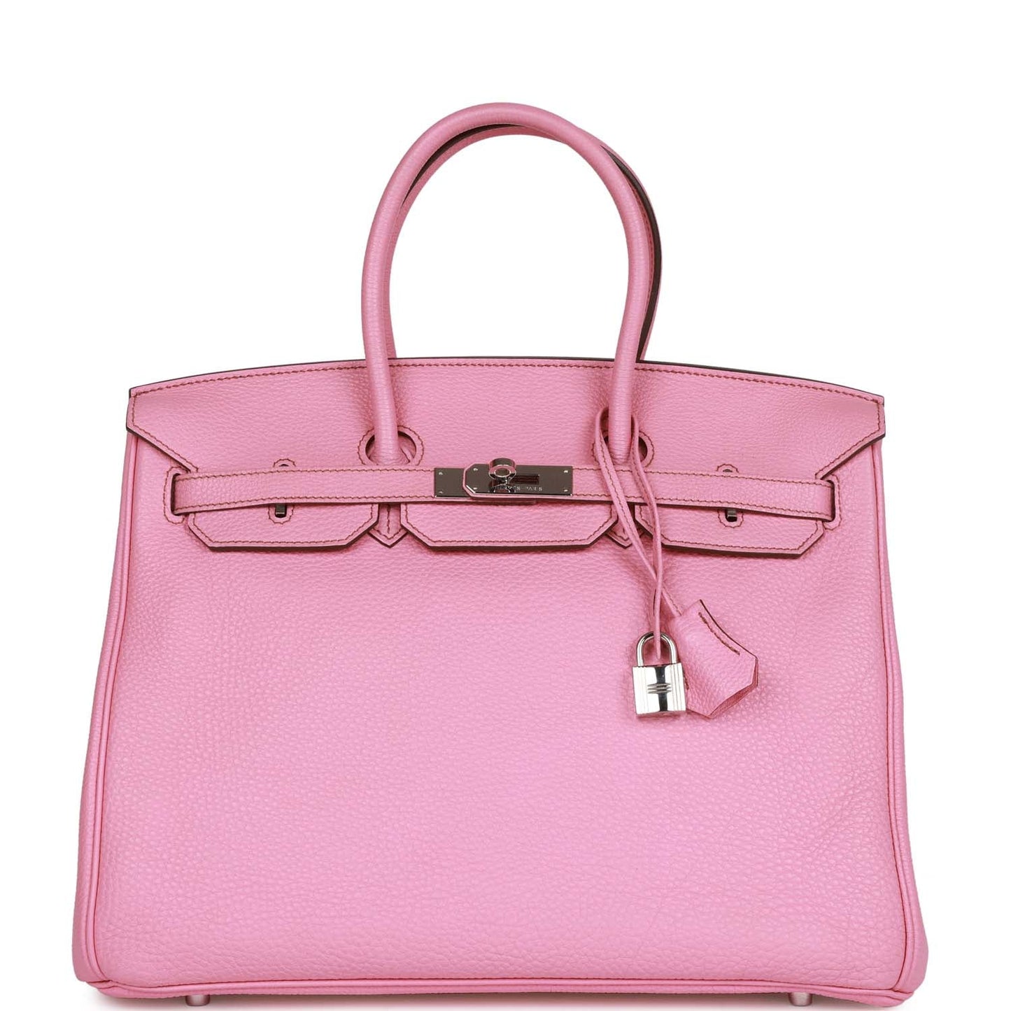 Top Quality Luxury Hermes Birkin 35 Bubblegum Togo Palladium Hardware